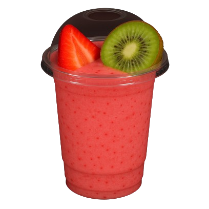 Strawberry with kiwi