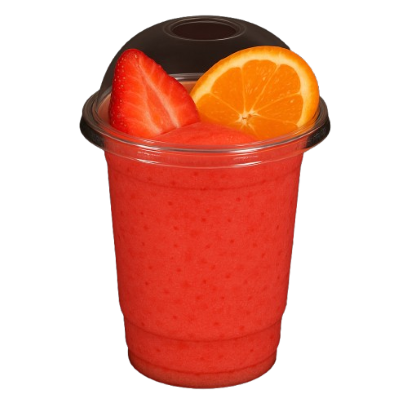 Strawberry with orange