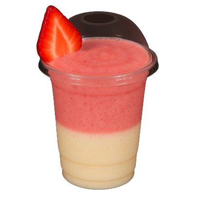 Strawberry with banana