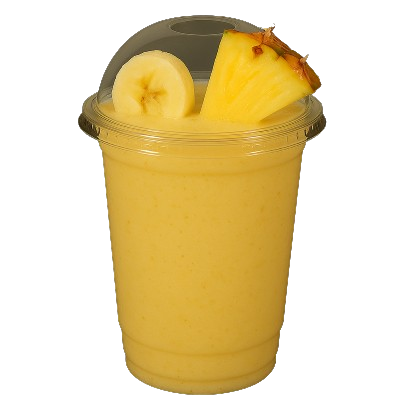 Pineapple with banana