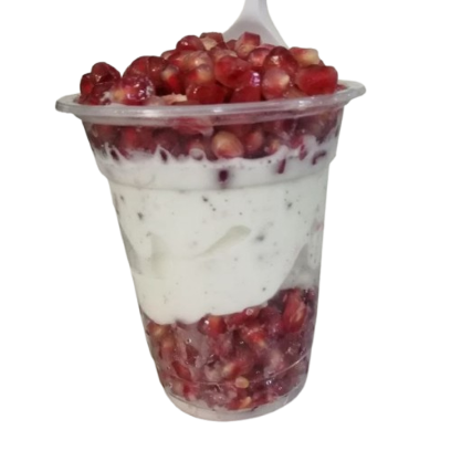 Pomegranate with pulp